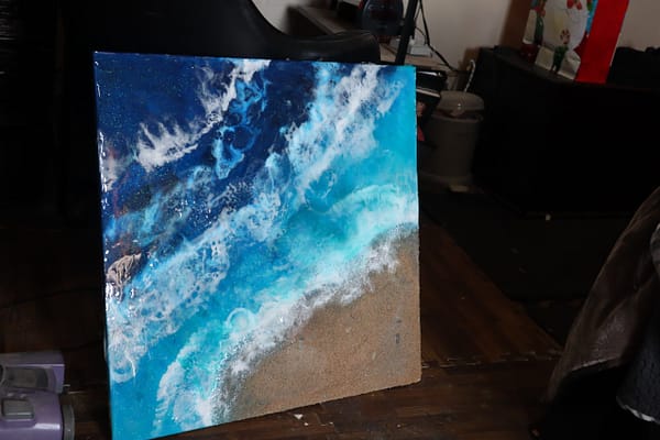 Ocean Resin Painting