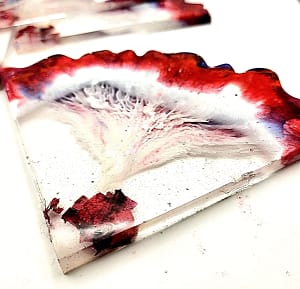Geode Puzzle Coasters