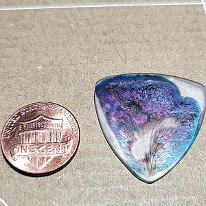 resin guitar picks purple size comparisonn large 1