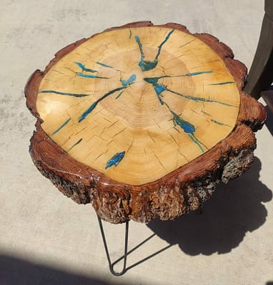 resin side table