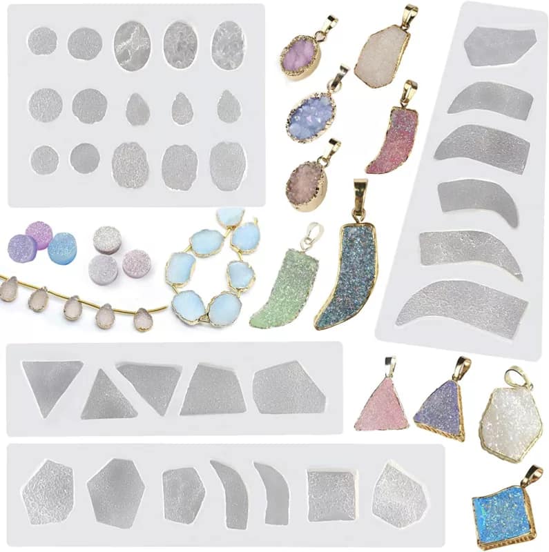 geode jewelry molds