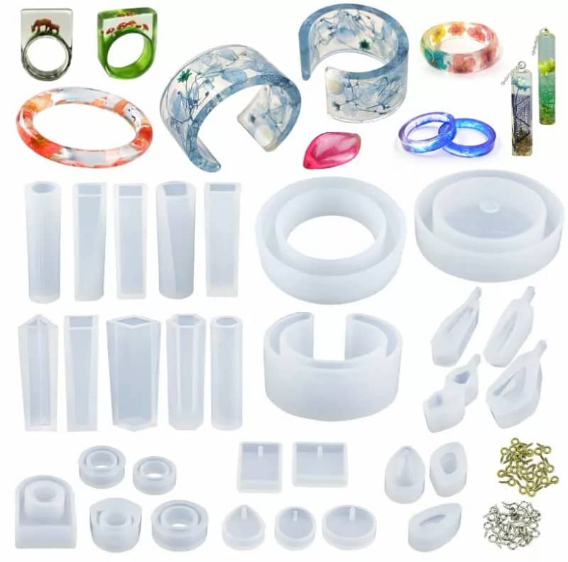 Let's Resin Jewelry Molds assorted