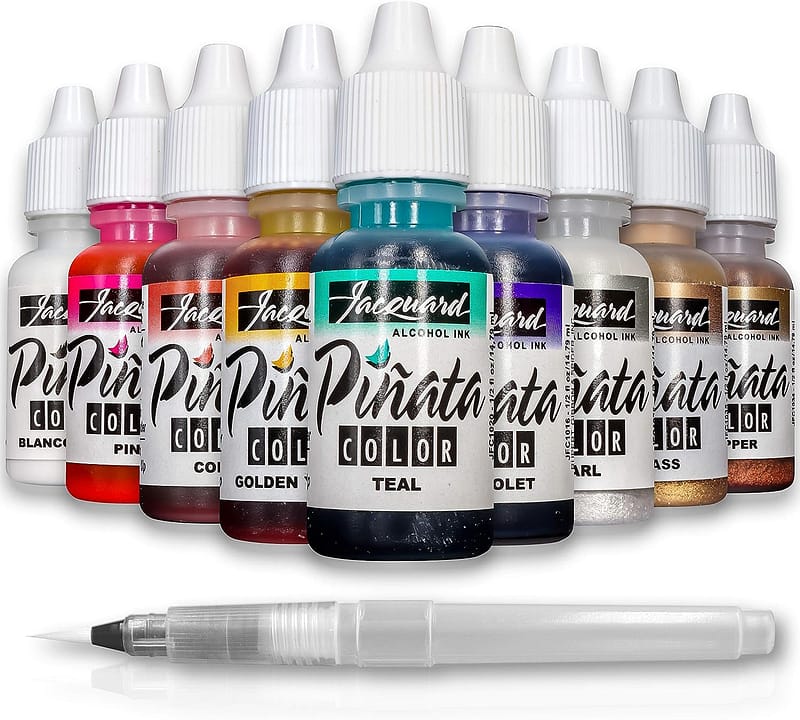 jacquard pinata alcohol inks for resin review