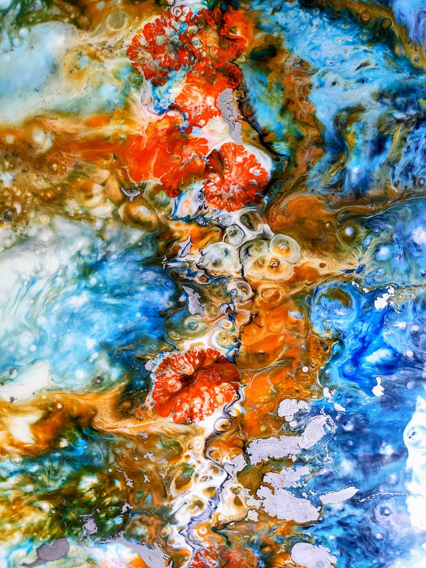 Alcohol Ink / Resin Painting /alcohol Ink Painting Original Painting / Wall  Art / Modern Art / Sold but Custom Order Available 