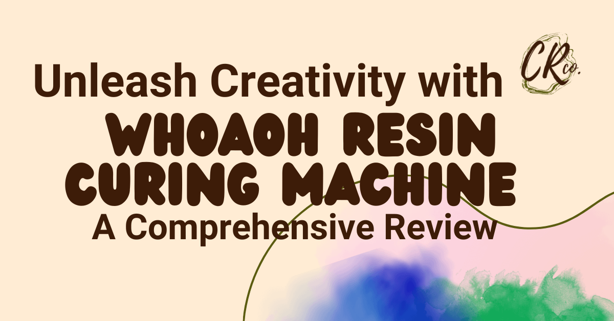 Whoaoh Resin Curing Machine A Comprehensive Review